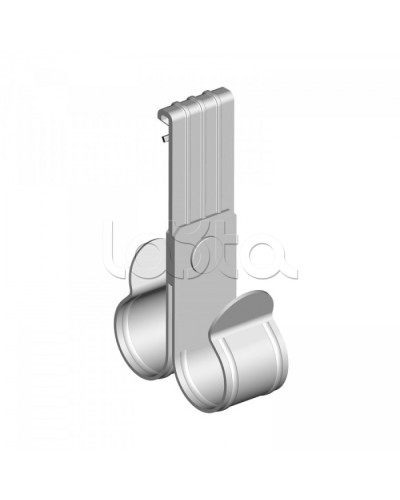 Зажим балочный вертикальный 1-5 мм под трубу 20 мм двойной Промрукав (PR08.5870) в Симферополе Аксессуары для лотков Pintop.ru