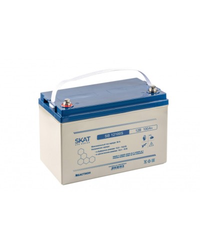 Аккумулятор свинцово-кислотный Бастион SKAT SB 12100S в Симферополе Электротехническое оборудование Pintop.ru
