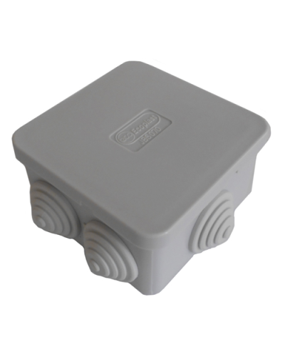 Коробка распред. о/п 85х85х40мм 6 вых., IP44 Экопласт 44006 в Симферополе Распределительные коробки Pintop.ru