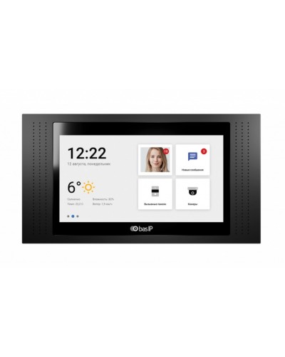 IP-видеодомофон BAS-IP AT-07L BLACK в Симферополе Вызывные IP панели Pintop.ru