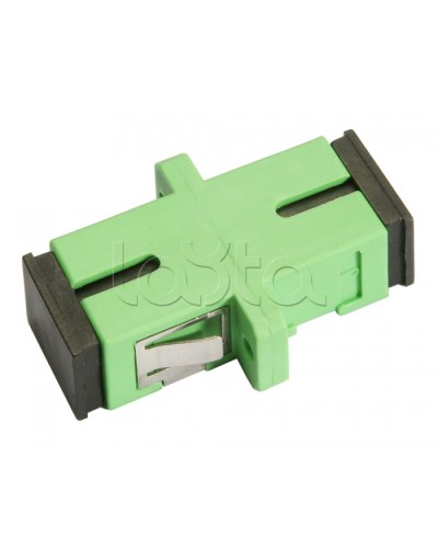 Соединитель проходной SC/APC-SC/APC, SM(для одномодового кабеля), simplex Cabeus SC/APC-SM в Симферополе Проходные адаптеры и розетки оптические Pintop.ru