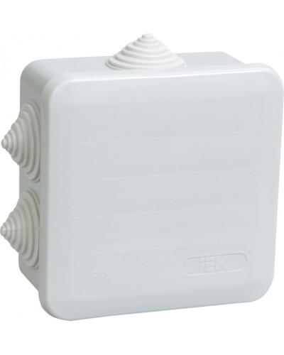 Коробка КМ41255 распаячная для о/п IEK UKOZ11-100-100-050-K41-44 в Симферополе Распределительные коробки Pintop.ru