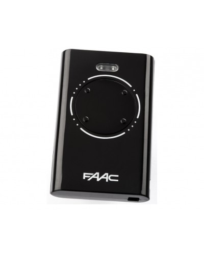 Брелок-передатчик 4-канальный Faac 7870081 (черный) в Симферополе Устройства радиоуправления для шлагбаумов и автоматики Pintop.ru