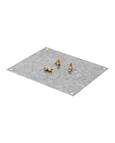 Монтажная пластина из оцинк. стали 133х109 мм, для коробок 154х129 мм DKC (653012) в Симферополе Распределительные коробки Pintop.ru