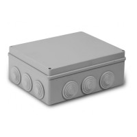 Коробка распаячная, для наружного монтажа, 240x190x90 (10 шт/уп) ПожТехКабель 050-043