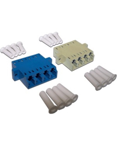 Адаптер оптический LC, OM3 корпус SC, квадро LANMASTER LAN-4LC/S-AM-OM3 в Симферополе Коннекторы Pintop.ru