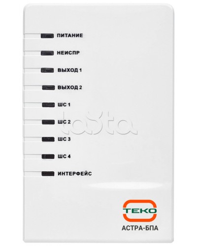 Блок сигнально-пусковой адресный Теко Астра-БПА в Симферополе Приемно-контрольные приборы Pintop.ru
