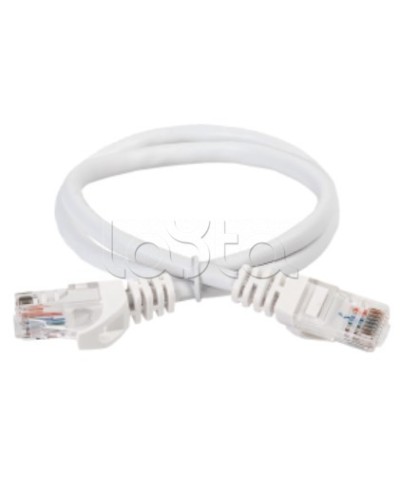 Коммутационный шнур (патч-корд) кат.5E UTP 0,5м белый ITK (PC08-C5EU-05M) в Симферополе Патч-корды и пигтейлы Pintop.ru