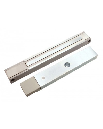 Электромагнитный замок с датчиком состояния двери ALeko ALM-200P (12В серый) в Симферополе Электромагнитные замки Pintop.ru