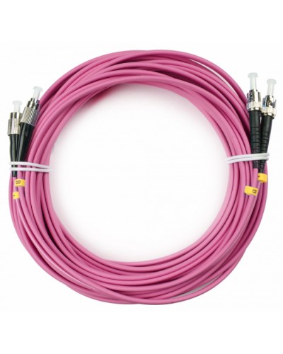 Шнур оптический duplex FC-ST 50/125 mm OM4 10м LSZH Cabeus FOP-50-OM4-FC-ST-10m в Симферополе Патч-корды оптические Pintop.ru