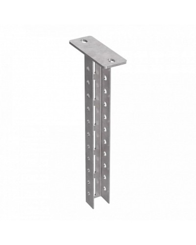 Стойка потолочная для средних нагрузок 35х30х400 пятка 120х44 Промрукав (PR08.5089) в Симферополе Аксессуары для лотков Pintop.ru