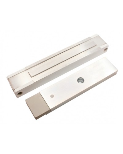 Электромагнитный замок с датчиком состояния двери ALeko ALM-400P (24В белый) в Симферополе Электромагнитные замки Pintop.ru