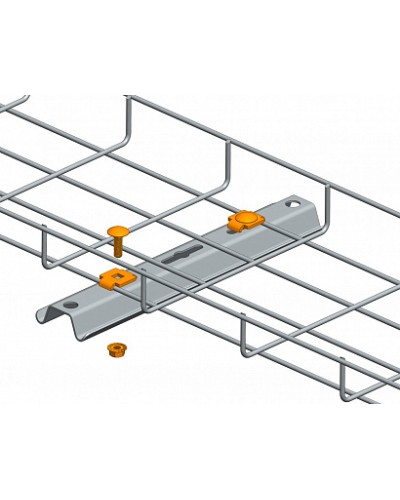 Крепежный комплект проволочного лотка к элементам системы подвесов Промрукав (50 шт/уп) (PR08.2467) в Симферополе Огнестойкие кабельные линии Pintop.ru