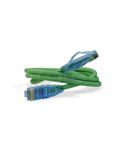 Патч-корд U/UTP Hyperline PC-LPM-UTP-RJ45-RJ45-C6-3M-LSZH-GN в Симферополе Патчкорды (медные) Pintop.ru