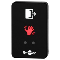 Кнопка ИК-бесконтактная накладная ИД индикатор Smartec ST-EX310L-BK