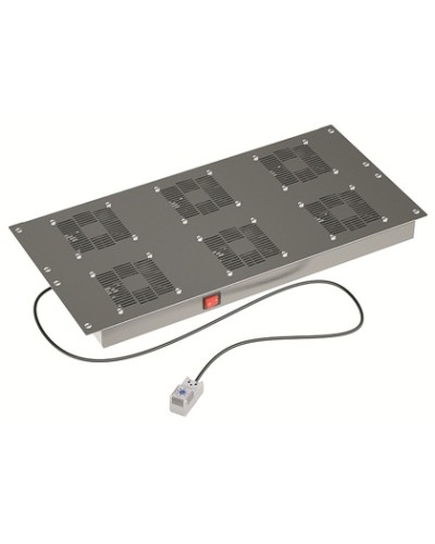 Потолочный вентиляторный модуль, с термостатом 6 вент. для крыши Ш=800мм DKC R5VSIT8006FT в Симферополе Вентиляторные модули Pintop.ru