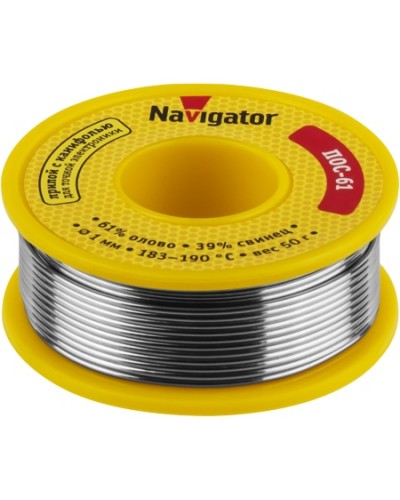 Припой Navigator 93 719 NEM-Pos05-61K-1-K50 в Симферополе Аксессуары для кабель-канала Pintop.ru