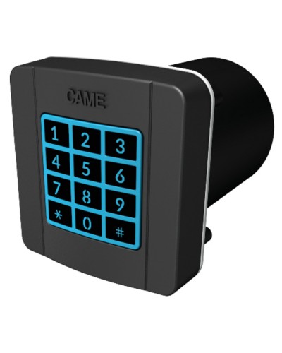 Клавиатура кодонаборная накладная, 12 кнопок, синяя подсветка Came 806SL-0150 в Симферополе Запчасти для шлагбаумов и автоматики Pintop.ru