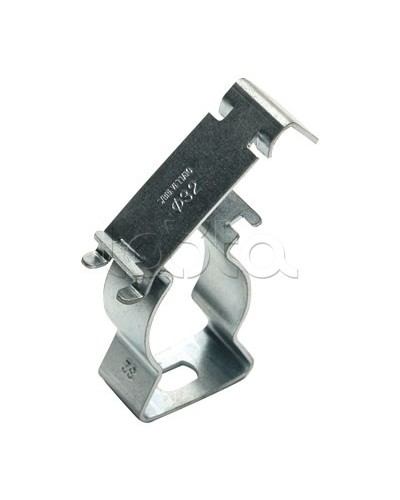 Держатель с крышкой D32, оцинкованная сталь DKC (6044-A32) в Симферополе Держатели, клипсы, скобы Pintop.ru