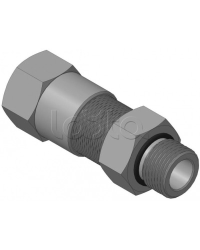 Кабельный ввод с резьбой G1/2 мм для прокладки кабеля в металлорукаве РЗ-ЦП-12, с уплотнением кабеля и проходным диаметром кабеля d=6-10 мм Спектрон КВМ-12/10-М-G1/2 в Симферополе Аксессуары для кабель-канала Pintop.ru
