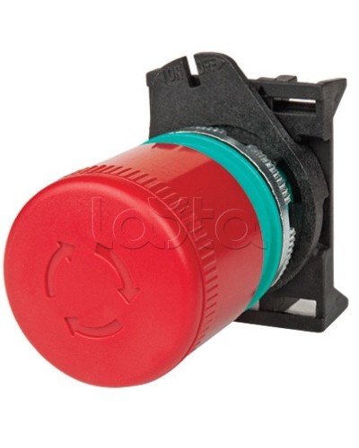 Кнопка аварийная грибовидная поворотная д.40 DKC ABHT1C4N в Симферополе Крепежные изделия Pintop.ru