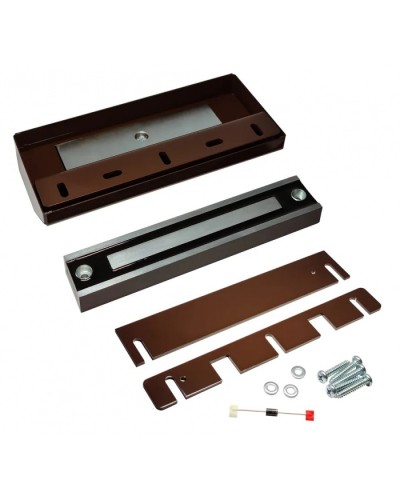 Электромагнитный замок влагозащищённый ALeko ALM-350FT (12В черный) в Симферополе Электромагнитные замки Pintop.ru