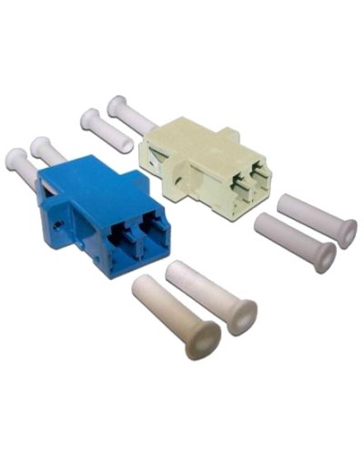 Адаптер оптический LANMASTER LC, MM, корпус SC без фланцев, дуплексный LANMASTER LAN-2LCS/NF-AM-MM в Симферополе Коммутационные изделия Pintop.ru