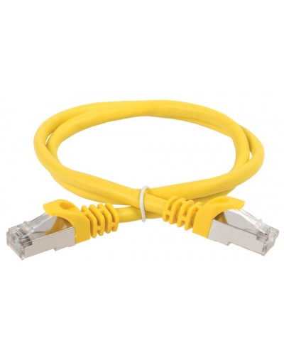 ITK Коммутационный шнур (патч-корд), кат.5Е FTP, 1,5м, желтый (PC05-C5EF-1M5) в Симферополе Патч-корды и пигтейлы Pintop.ru