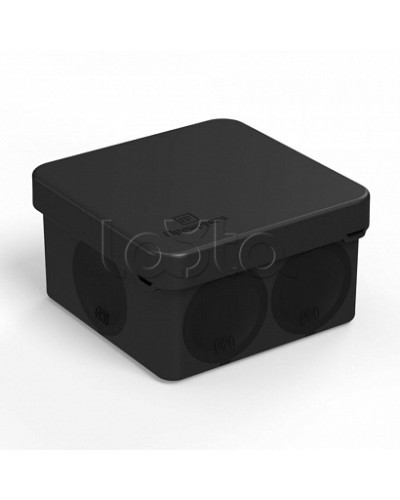 Коробка распределительная 60-0200-9005 для прямого монтажа двухкомпонентная безгалогенная (HF) 70х70х40 (150шт/кор) Промрукав в Симферополе Распределительные коробки Pintop.ru