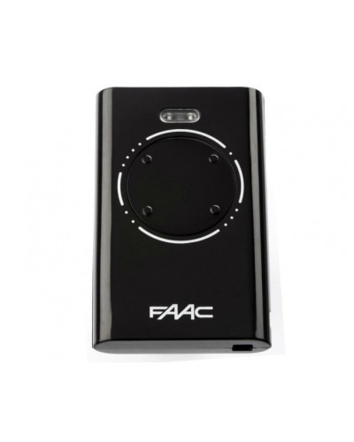 Брелок-передатчик 4-канальный Faac 7870101 (черный) в Симферополе Устройства радиоуправления для шлагбаумов и автоматики Pintop.ru