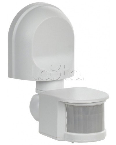 Датчик движения ДД-008 1100Вт 180град 12м IP44 белый IEK (LDD10-008-1100-001) в Симферополе Дополнительное оборудование для ОПС Pintop.ru