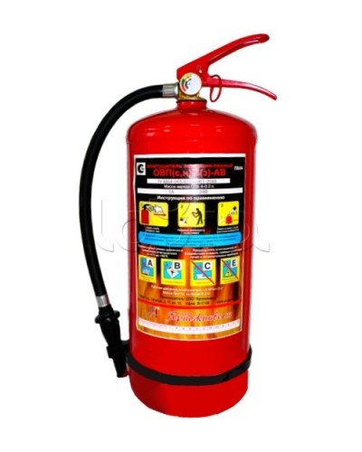 Огнетушитель воздушно-пенный Ярпожинвест ОВП-10(з) в Симферополе Огнетушители Pintop.ru