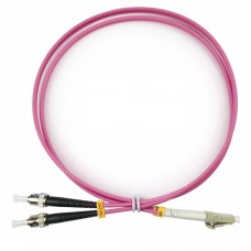 Шнур оптический duplex LC-ST 50/125 mm OM4 1,5м LSZH Cabeus FOP-50-OM4-LC-ST-1,5m