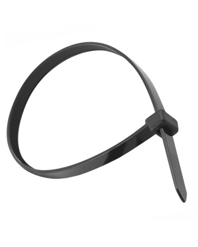 Хомут-стяжка нейлоновый 4х200 мм чёрный (100шт/уп) REXANT 07-0201 в Симферополе Стяжки-хомуты Pintop.ru