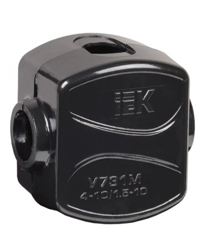 Зажим кабельный ответвительный У-731М (4-10/1,5-10мм2) IP20 IEK (UKZ-ZO-731M) в Симферополе Клеммные колодки Pintop.ru