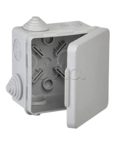 Коробка расп. КМ 80х80х50мм о/к IP54 4 вв. (7035) GENERICA IEK (UKO31-080-080-050-K03-54G) в Симферополе Распределительные коробки Pintop.ru