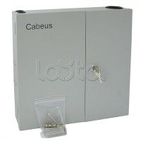Бокс оптический настенный 19" на 16 ST/FC портов Cabeus FO-WL-16ST-K