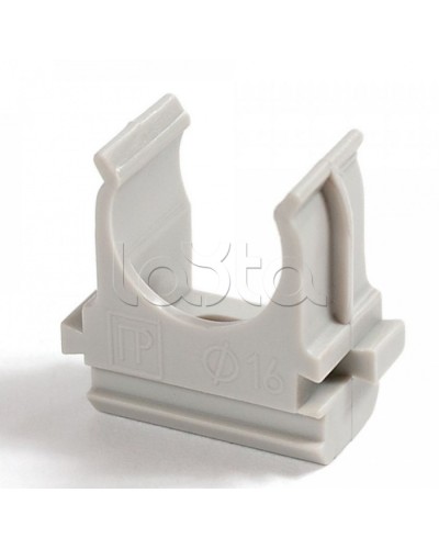 Крепёж-клипса для труб Полистирол д20 (100шт/1500шт уп/кор) Промрукав (PR.02720) в Симферополе Держатели, клипсы, скобы Pintop.ru