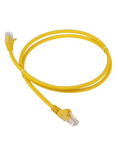 Патч-корд LANMASTER LSZH UTP кат.5e, 0.3 м, желтый LANMASTER LAN-PC45/U5E-0.3-YL в Симферополе Патчкорды (медные) Pintop.ru