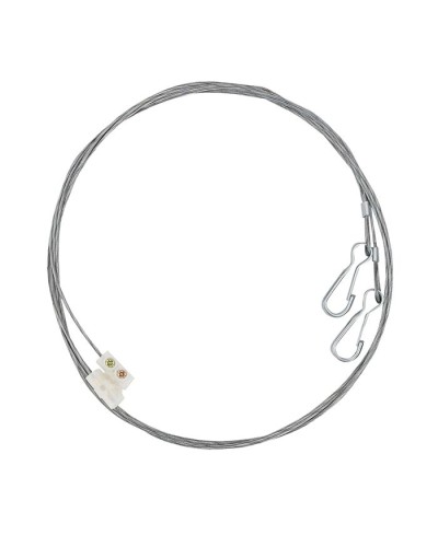 Комплект крепления для световых табло серии Т к потолку (трос 1м) SLT ККТ-2 в Симферополе Дополнительное оборудование для ОПС Pintop.ru