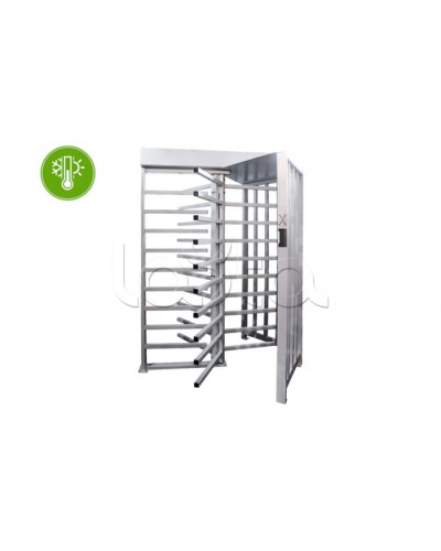 Турникет полноростовой с подогревом 3V RUBEZH STRAZH Model X УХЛ 2.1 OSDP MF (T-1000) в Симферополе Турникеты Pintop.ru