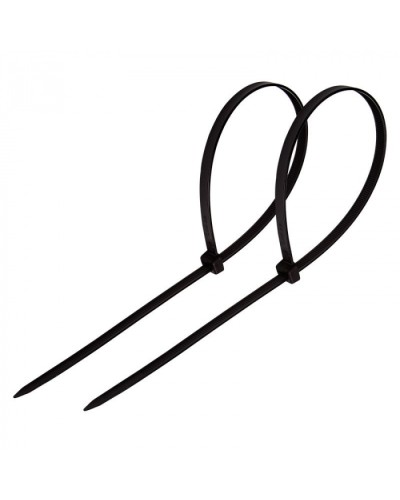 Стяжка нейлоновая неоткрывающаяся, безгалогенная (halogen free) 200x3.6мм, черная (100 шт) в Симферополе Стяжки-хомуты Pintop.ru