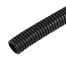 Труба автомобильная гофрированная ППНг Ø4,7мм, разрезная, негорючая (бухта 100 м/уп) Rexant (16-1049)