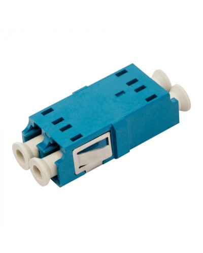 Адаптер оптический LC, SM, корпус SC без фланцев, дуплексный LANMASTER (LAN-2LCS/NF-AM-SM) в Симферополе Проходные адаптеры и розетки оптические Pintop.ru