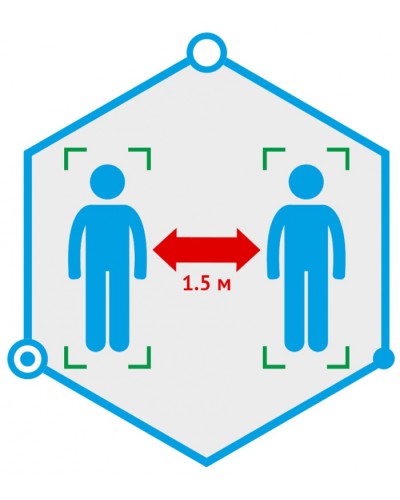 ПО TRASSIR Social Distance Detector в Симферополе Системы видеонаблюдения Pintop.ru