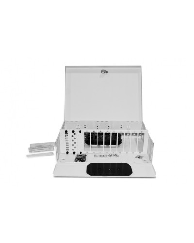 Бокс оптический Hyperline FO-WBX-12xSLT-W140H42-96UN-GY в Симферополе Кросс оптический Pintop.ru