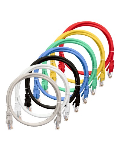 Шнур коммутационный 2хRJ45/8P8C U/UTP кат.5е (NMC-PC4UD55B-030-GY) NIKOMAX (3 м) в Симферополе Патчкорды (медные) Pintop.ru