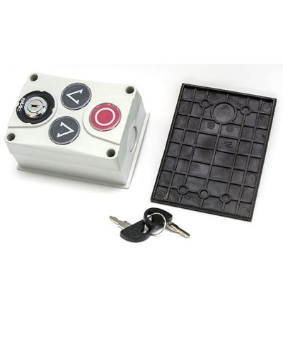Панель управления 3х кнопочная с ключом Faac 402500 в Симферополе Устройства радиоуправления для шлагбаумов и автоматики Pintop.ru