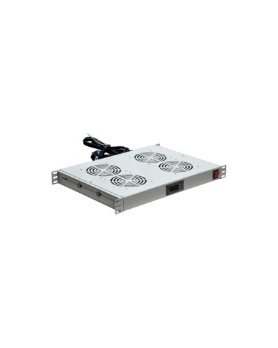 Модуль вентиляторный с термостатом 19 1U с 4-мя вентиляторами REXANT 04-2605 в Симферополе Вентиляторные модули Pintop.ru