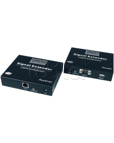 Комплект (передатчик+приемник) для передачи VGA OSNOVO TLN-VKM/1+RLN-VKM/1(ver.2) в Симферополе Видеоусилители, Модуляторы, Делители Pintop.ru